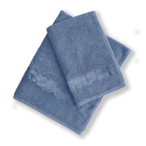 Juego Set Toalla( Tocador+Lavabo) + Toalla Baño NEW FYBER rizo liso Cenefa terciopelo